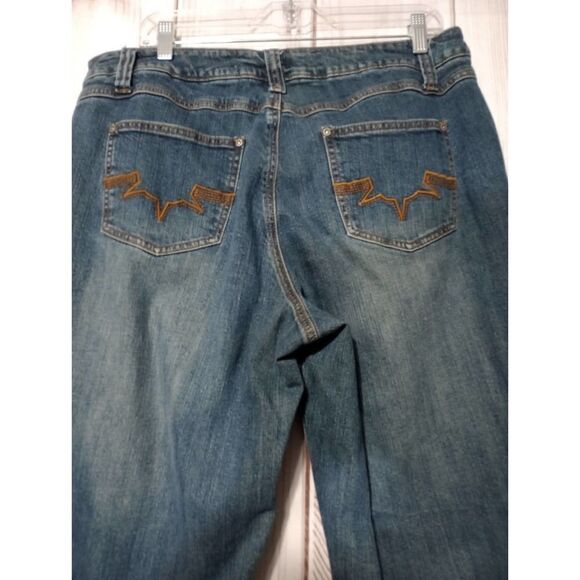 Cato Jeans Ladies 18W Mid‎ Rise Flare - Picture 4 of 7